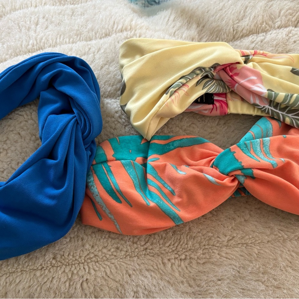 Lot of three Iman twist knot jersey headbands - Picture 2 of 3